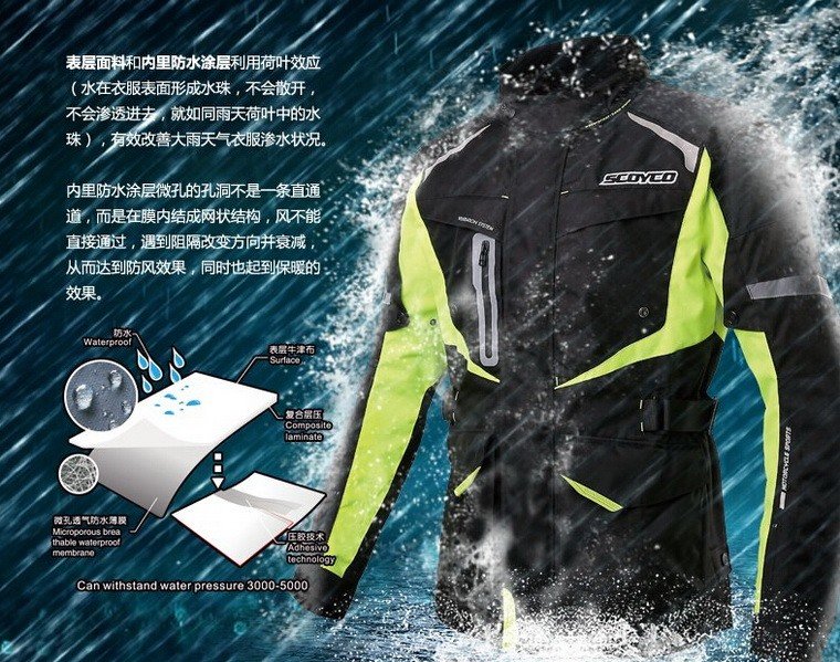 Мотокуртка Scoyco JK42 Green