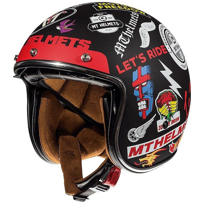 Мотошлем MT Helmets Le Mans 2 SV Anarchy Black/Multicolor