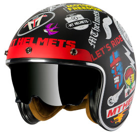 Мотошлем MT Helmets Le Mans 2 SV Anarchy Black/Multicolor