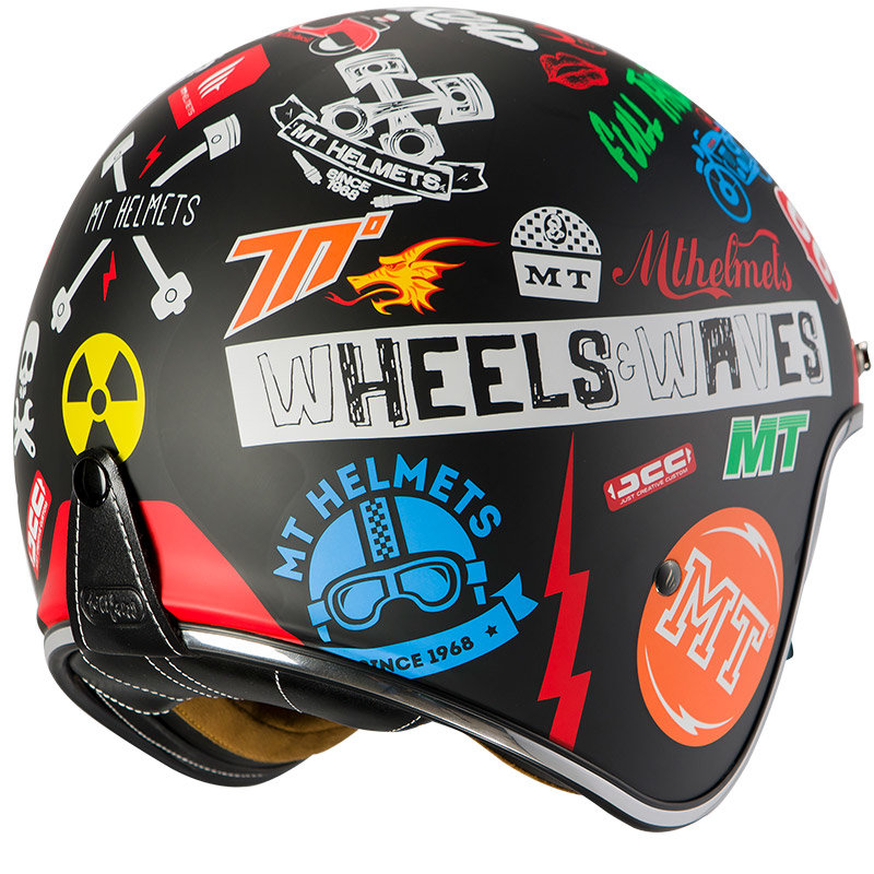 Мотошлем MT Helmets Le Mans 2 SV Anarchy Black/Multicolor