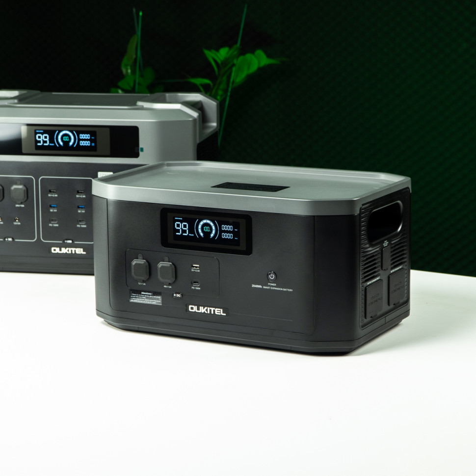 Комплект Oukitel BP2000 + B2000 (4096 Вт·год / 2200 Вт)