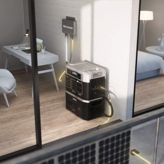 Комплект Oukitel BP2000 + B2000 (4096 Вт·год / 2200 Вт)