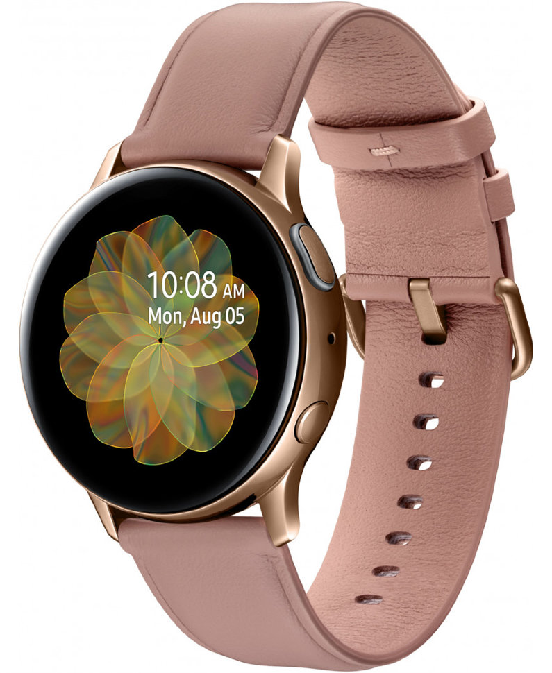 Смарт-годинник Samsung Galaxy watch Active 2 Stainless steel (R830) Gold (SM-R830NSDASEK)