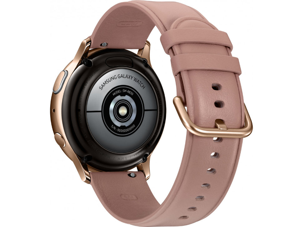 Смарт-часы Samsung Galaxy watch Active 2 Stainless steel (R830) Gold (SM-R830NSDASEK)