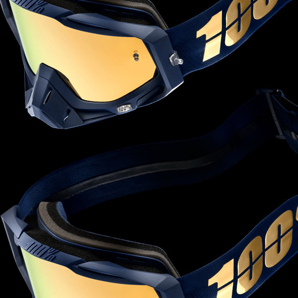 Мото очки 100% Racecraft Bakken Mirror Lens True Gold (50110-332-02)