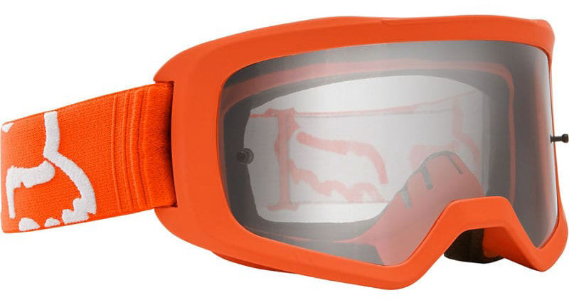 Мото очки FOX Main II Race Flo Orange Clear Lens (24001-824-OS)