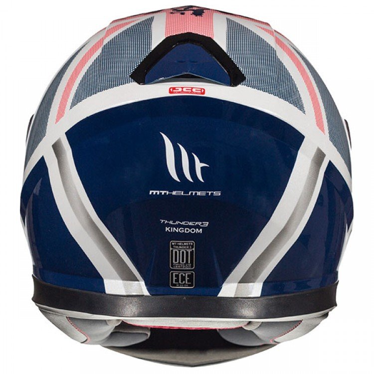 Мотошлем MT Helmets Thunder 3 SV Kingdom Blue/White/Red