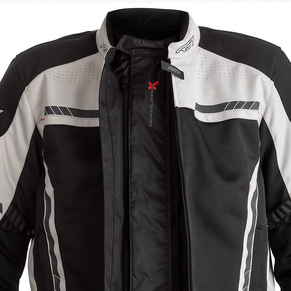 Мотокуртка мужская RST Pro Series Ventilator-X CE Mens Textile Jacket Silver/Black