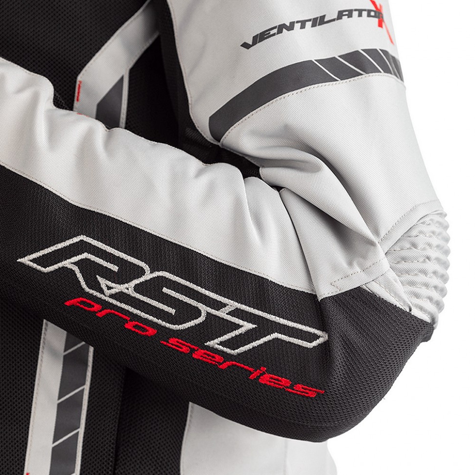 Мотокуртка мужская RST Pro Series Ventilator-X CE Mens Textile Jacket Silver/Black