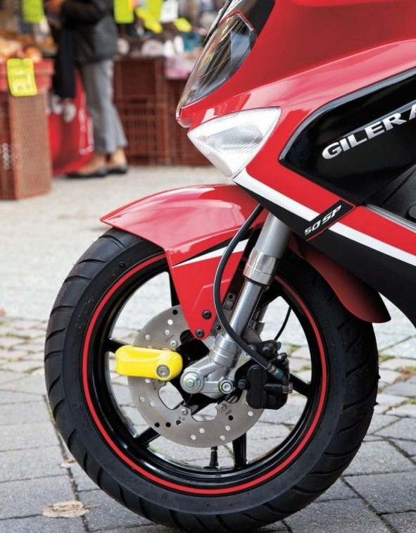 Мотозамок на диск ABUS 290 Element Red (559693)