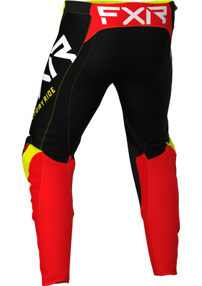 Мотоштаны FXR Helium MX 21 Yellow/Black/Red
