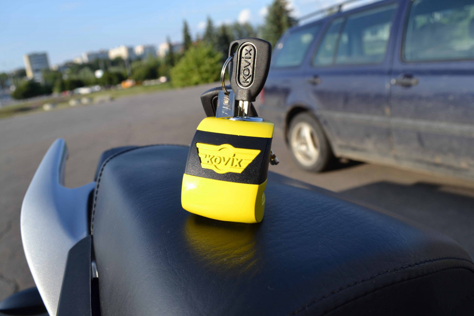 Мотозамок на диск Kovix KA1 FG Fluorescent Green (KA1 FG)