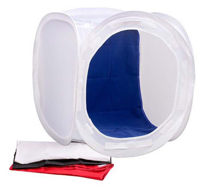 Лайт куб Mircopro LT-011 40х40х40 см. белый с 4 фонами (LT-011_404040)