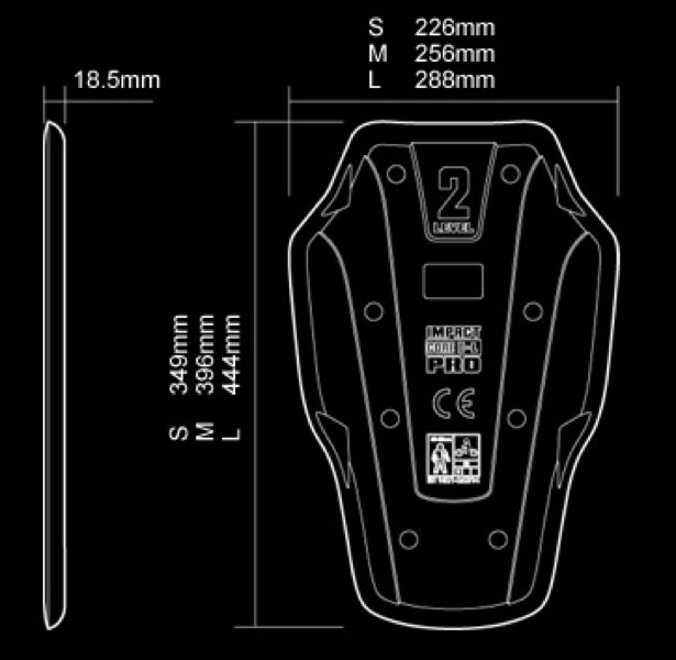 Защита спины Shima Protektor Impact Core B Pro