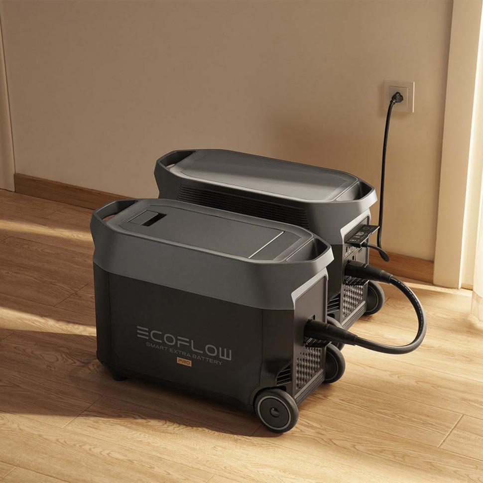 Комплект EcoFlow DELTA Pro + 2xDELTA Pro Extra Battery (10800 Вт·ч / 3600 Вт)