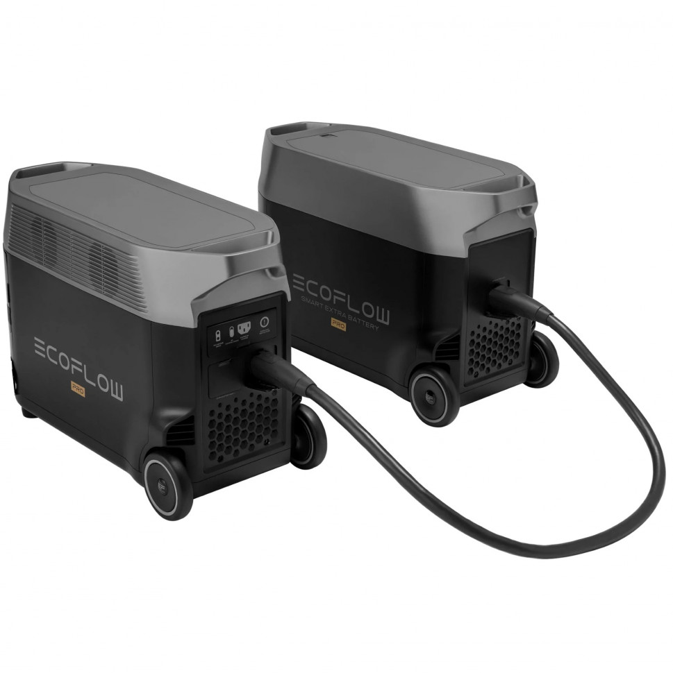 Комплект EcoFlow DELTA Pro + 2xDELTA Pro Extra Battery (10800 Вт·ч / 3600 Вт)