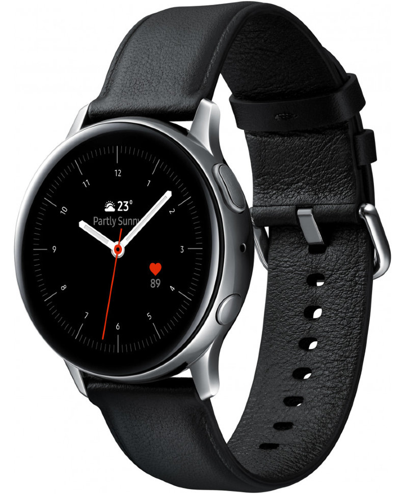 Смарт-годинник Samsung Galaxy watch Active 2 Stainless steel (R830) Silver (SM-R830NSSASEK)