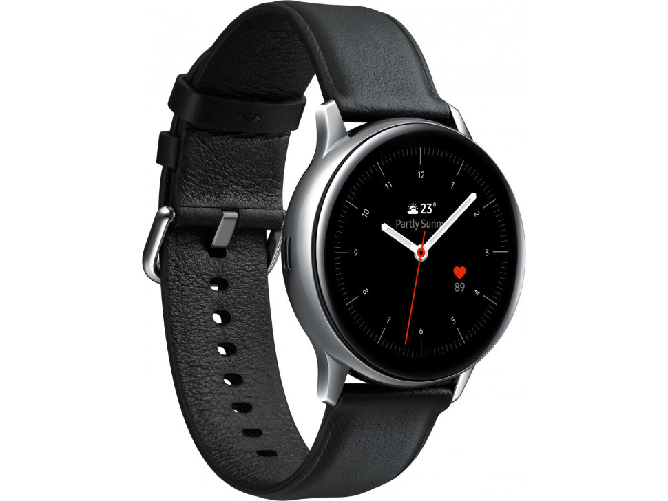 Смарт-часы Samsung Galaxy watch Active 2 Stainless steel (R830) Silver (SM-R830NSSASEK)