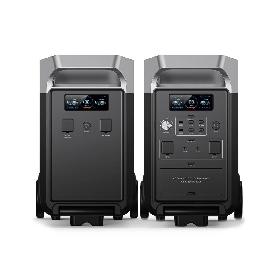 Зарядная станция Fossibot F3600 Pro (3840 Вт·ч / 3600 Вт)