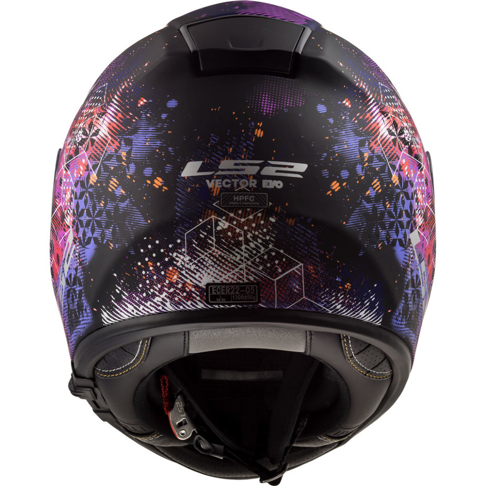 Мотошлем LS2 FF397 Vector FT2 Cosmos Matt Black Pink