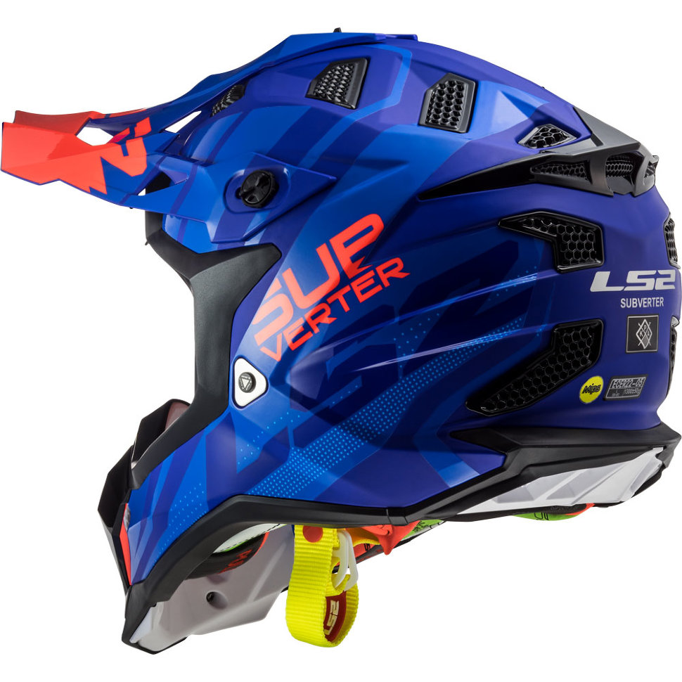 Мотошлем LS2 MX470 Subverter Troop Matt Blue/Orange