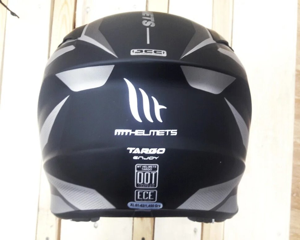 Мотошлем MT Helmets Targo Enjoy Grey Mat
