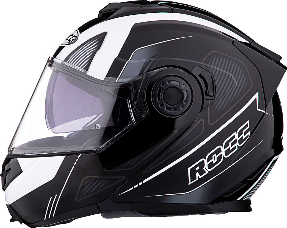 Мотошлем Rocc 881 Schwarz Weiss