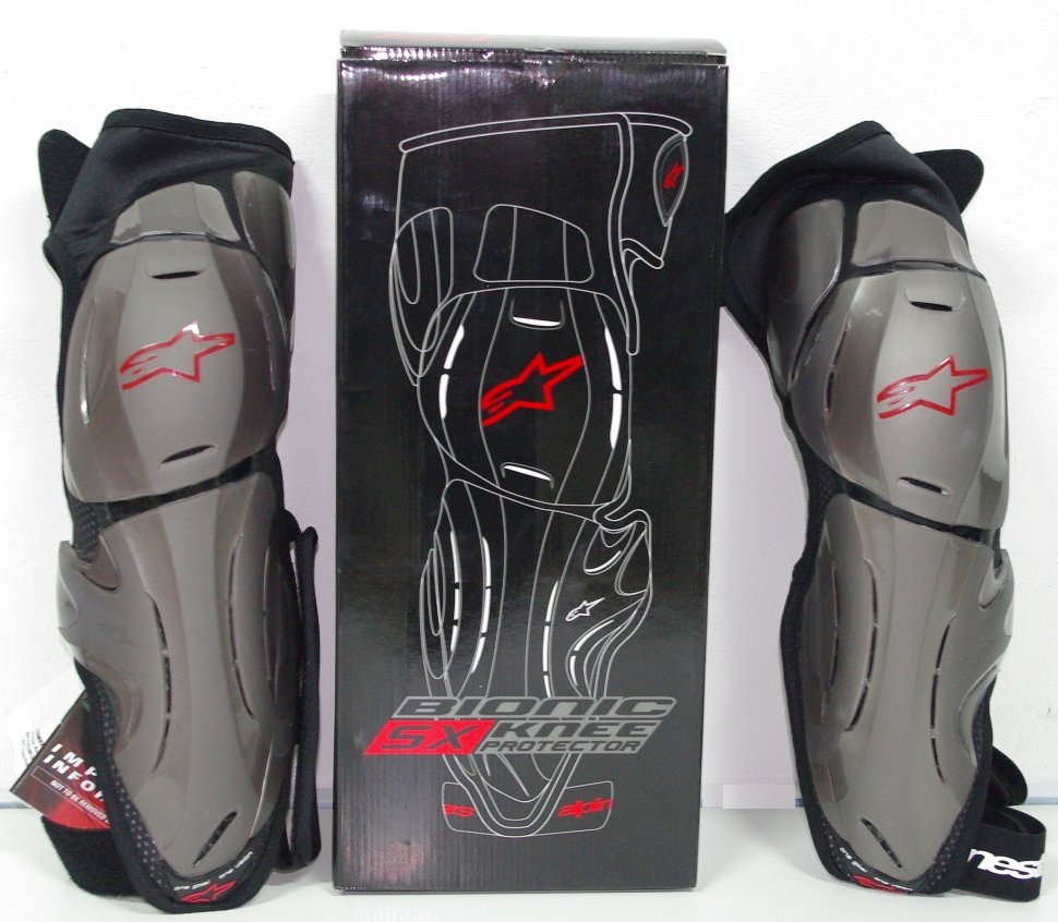 Защита коленей Alpinestars Bionic SX Titanium Red