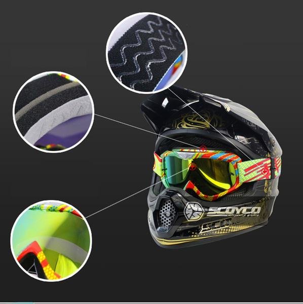 Мото очки Scoyco G07 Yellow