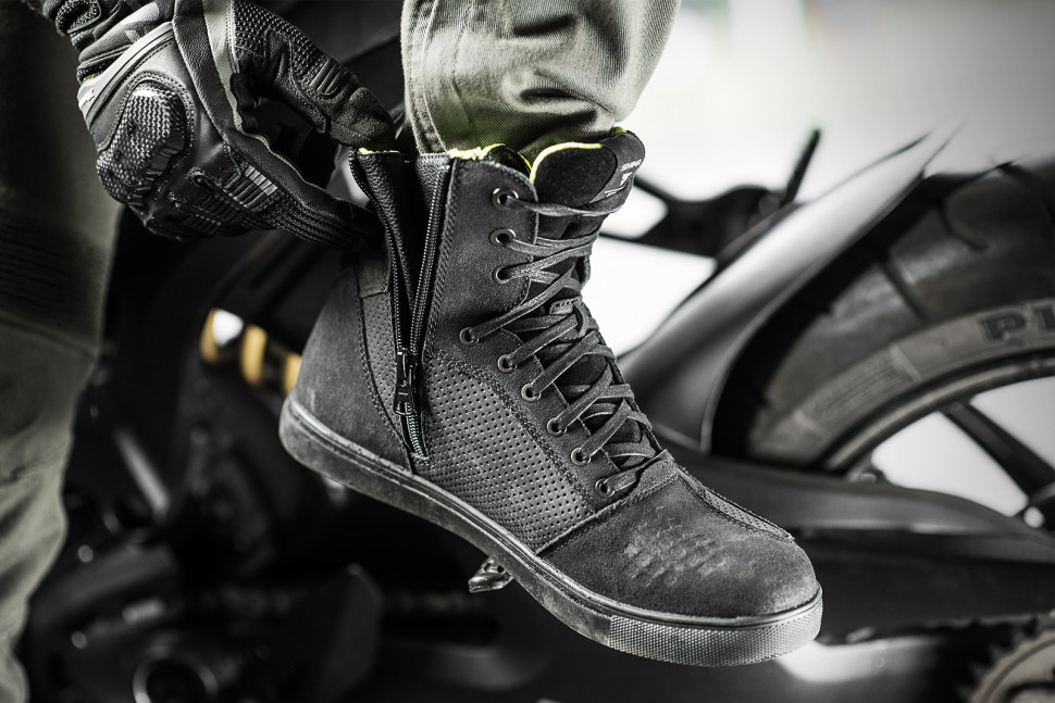 Мотоботы женские Shima Rebel WP Lady Black