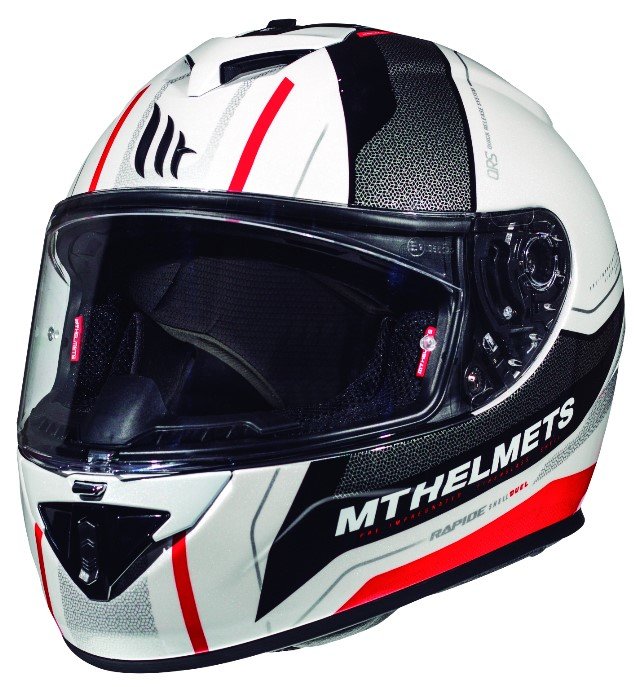 Мотошлем MT Helmets Rapide Duel Gloss Pearl Red