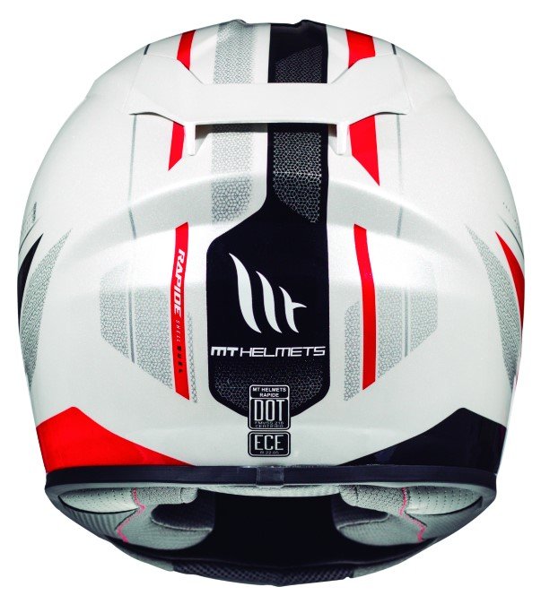 Мотошлем MT Helmets Rapide Duel Gloss Pearl Red