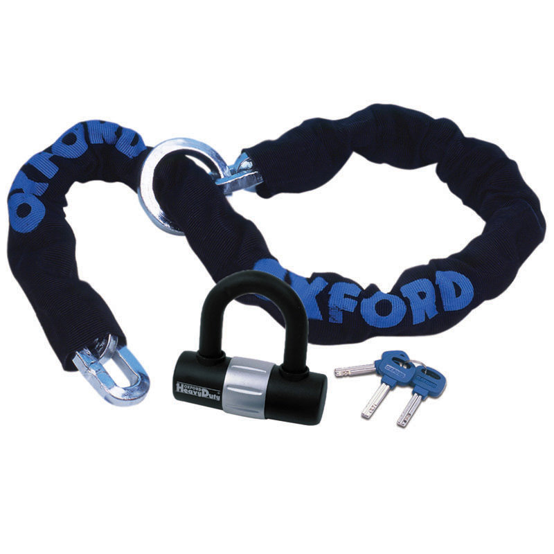 Мотозамок с цепью Oxford HD Loop Chain Lock 1.2 mtr x 10mm (LK146)