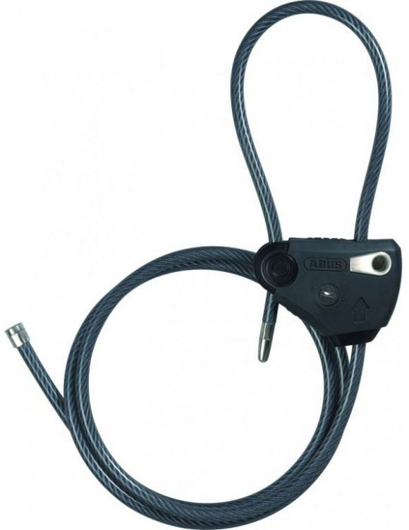Противоугонный трос ABUS 215/185 Multicombiloop black (584770)
