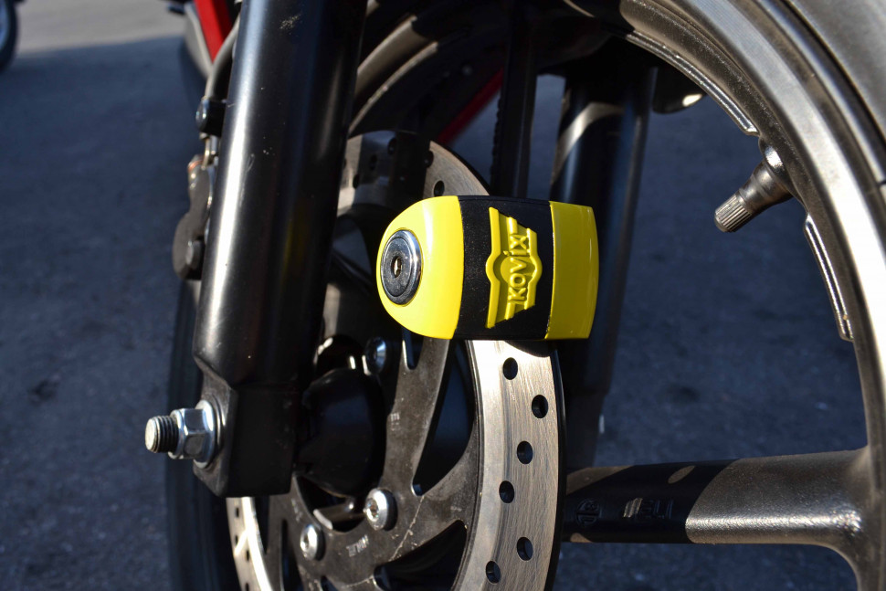 Мотозамок на диск Kovix KA1 FO Fluorescent Orange (KA1 FO)