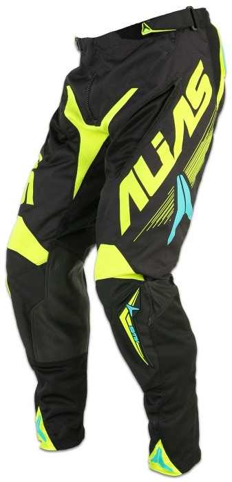 Мотоштаны Alias A1 Black/Neon Yellow