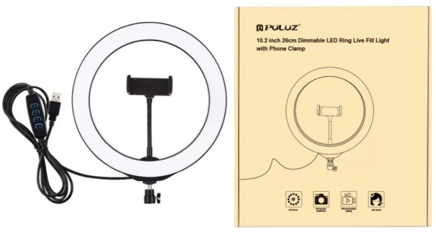 Кольцевой свет Puluz PU397 Ring Light 26 см. 20W (57781)