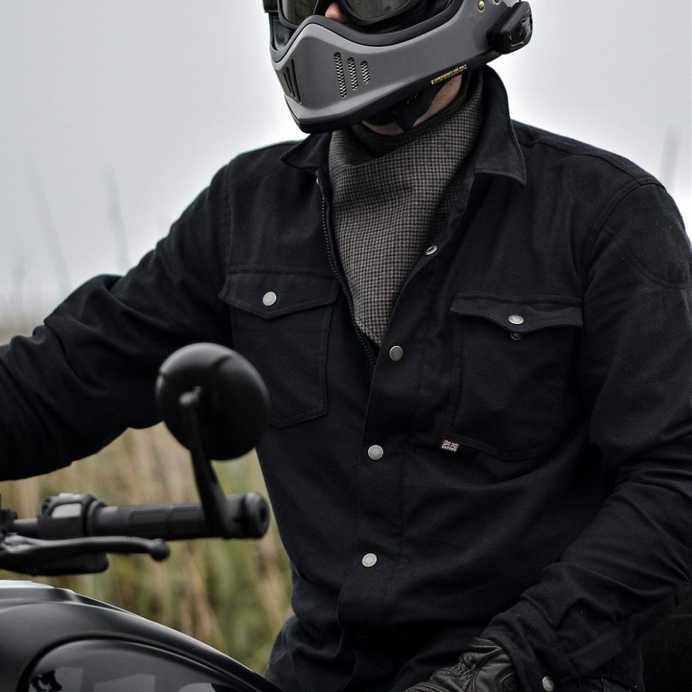 Мотосорочка Oxford Kickback 2.0 MS Shirt Black