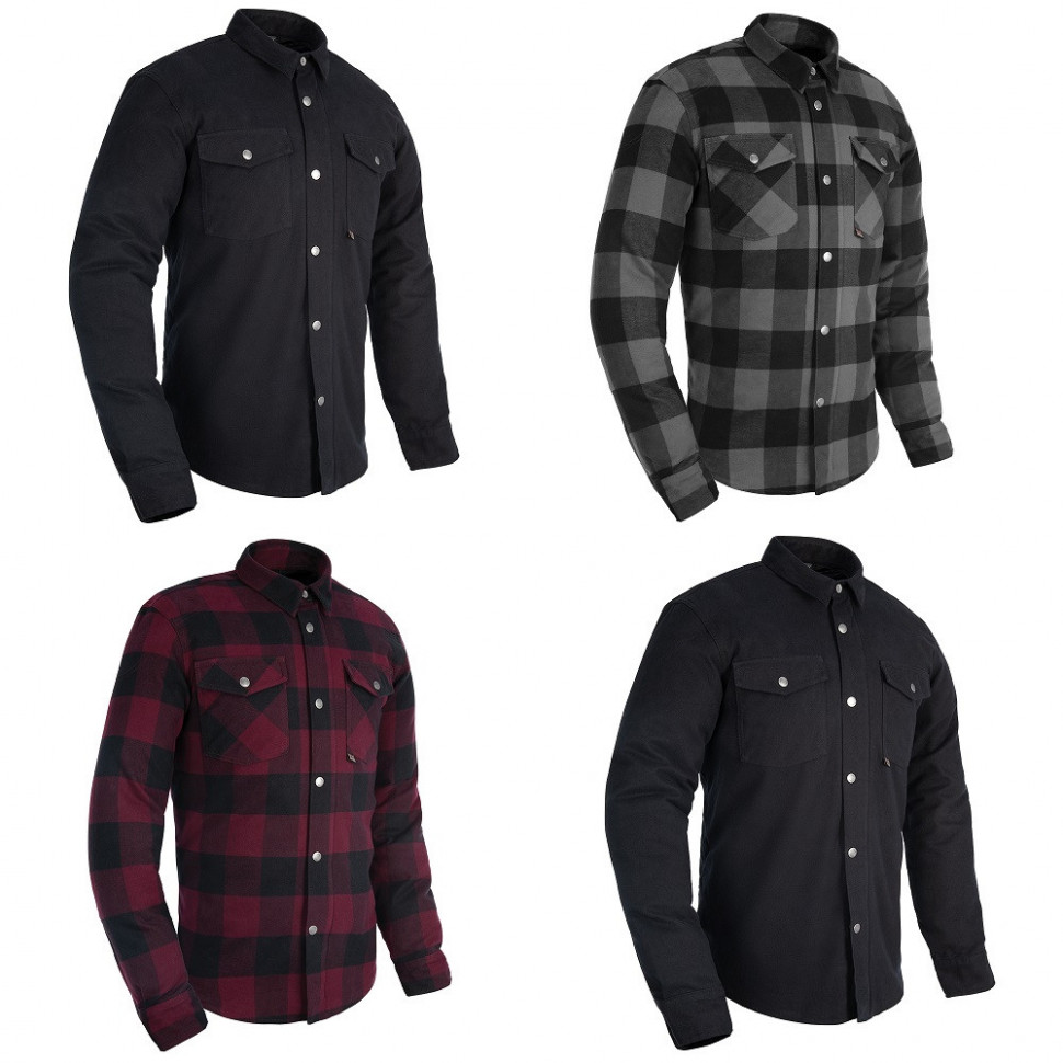 Мотосорочка Oxford Kickback 2.0 MS Shirt Black