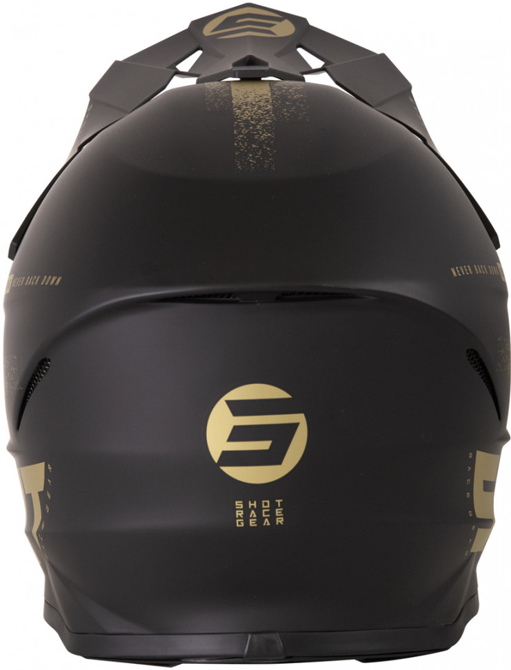 Мотошлем Shot Racing Furious Raw 2.0 Gold Mat