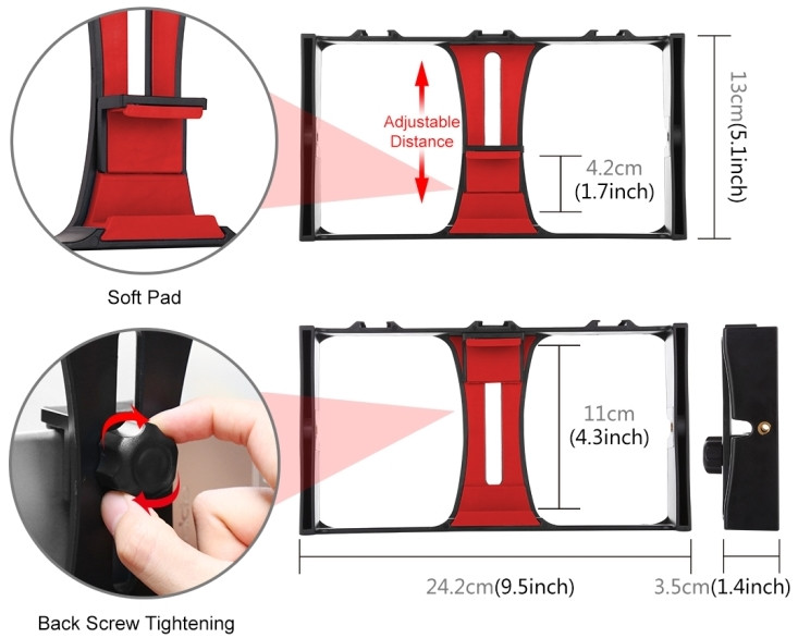 Набор блогера Puluz PKT3025R Red