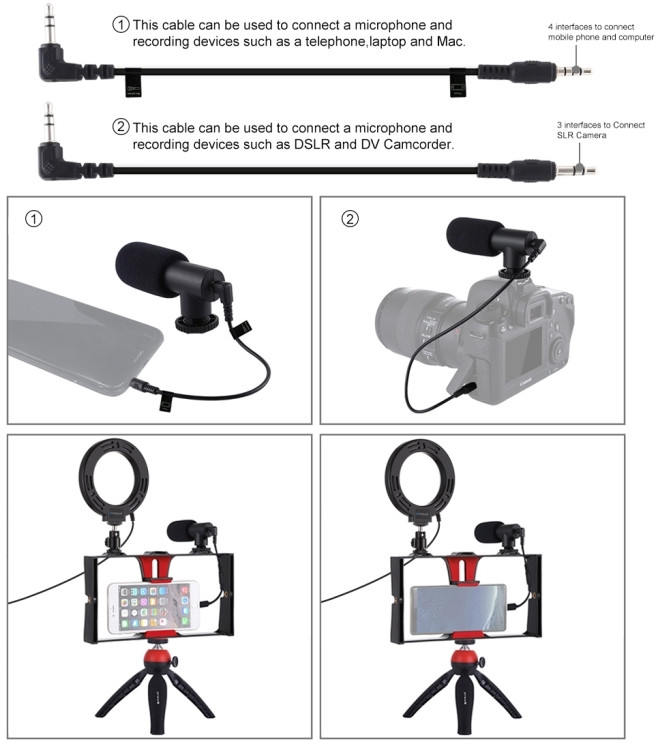 Набор блогера Puluz PKT3025R Red