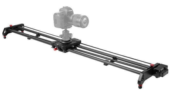 Слайдер карбоновый моторизированный GVM GR-120QD Professional 120 см.