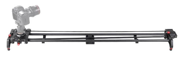 Слайдер карбоновый моторизированный GVM GR-120QD Professional 120 см.