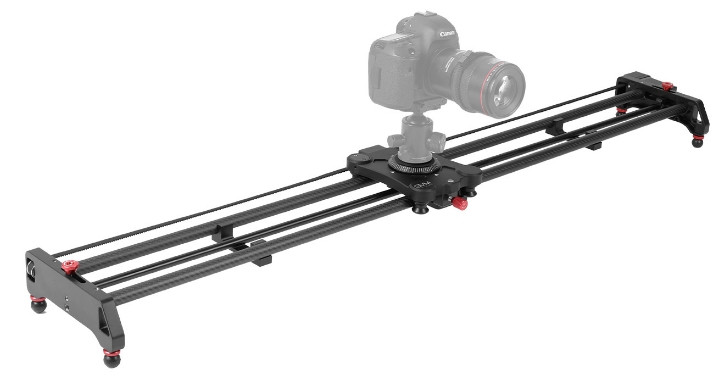 Слайдер карбоновый моторизированный GVM GR-120QD Professional 120 см.