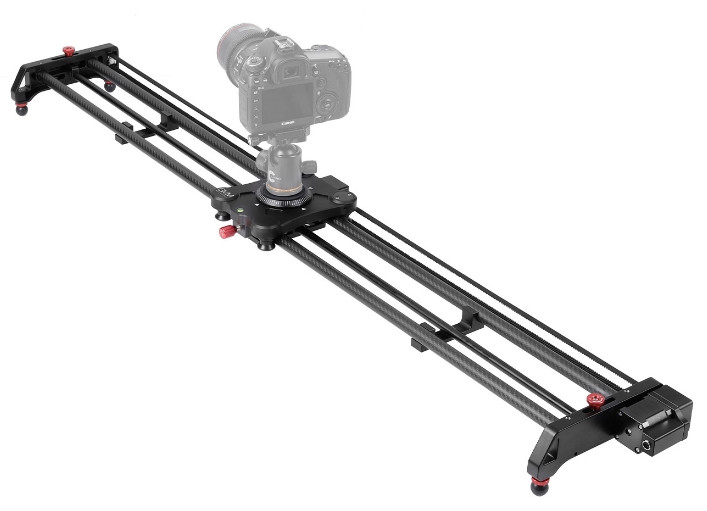 Слайдер карбоновый моторизированный GVM GR-120QD Professional 120 см.