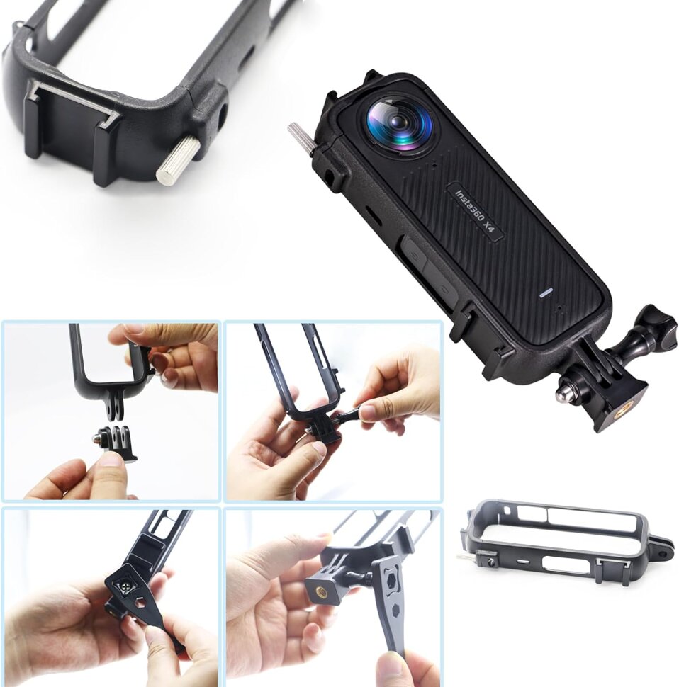 Универсальная клетка + силиконовая защита линз MSCAM для Insta360 X4