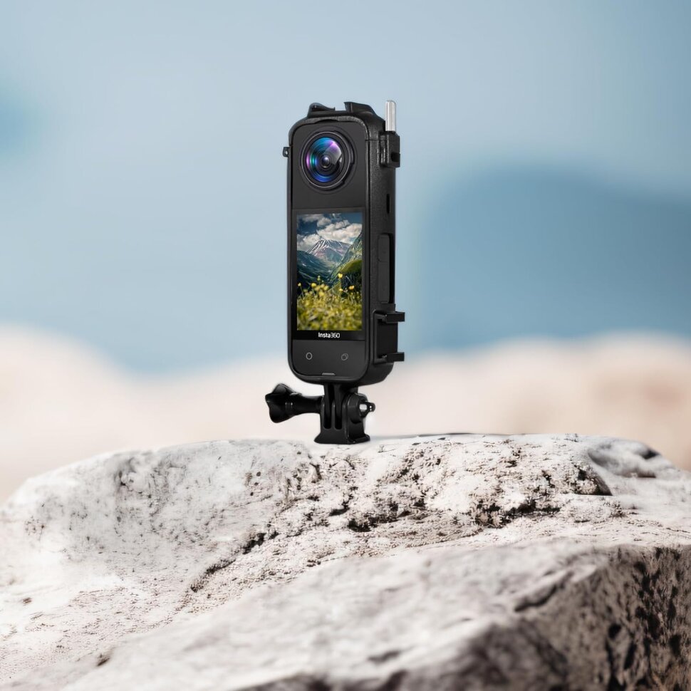 Универсальная клетка + силиконовая защита линз MSCAM для Insta360 X4