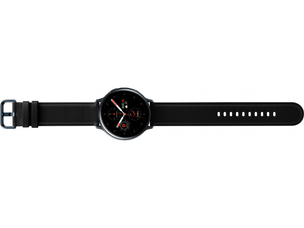 Смарт-часы Samsung Galaxy watch Active 2 Stainless steel (R820) Black (SM-R820NSKASEK)