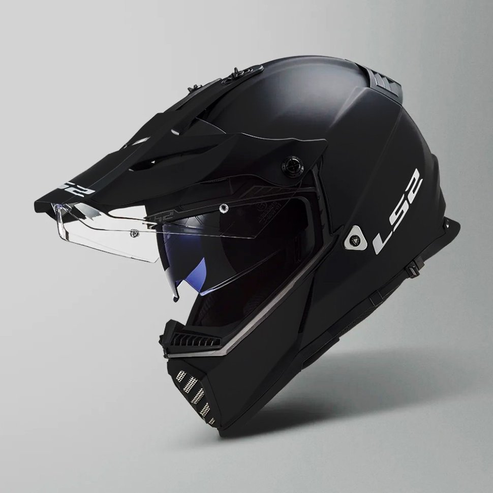 Мотошлем LS2 MX436 Pioneer Evo Gloss Black